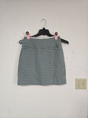Black, Green  & White Stretch Golf Skort